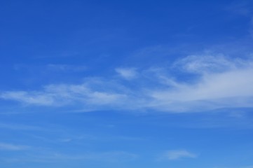 Sky and sea views on a bright day. Use as wallpaper