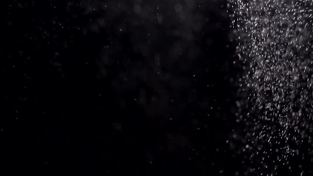 A whimsical dance of snowflakes.
