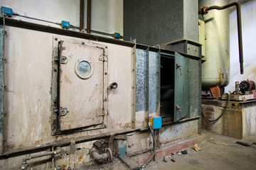 Details of an old abandoned factory