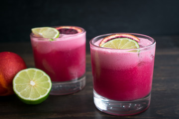 Coconut Blood Orange Margaritas