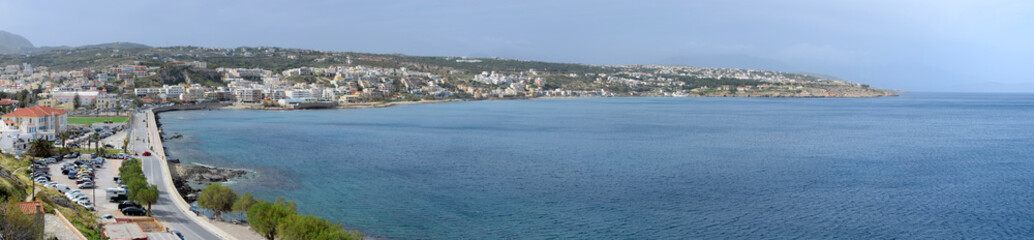 Fototapeta na wymiar Panorama von Rethymnon auf Kreta