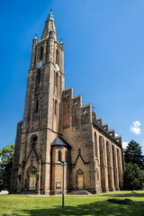 Fototapeta premium fehrbellin, deutschland - historische stadtkirche