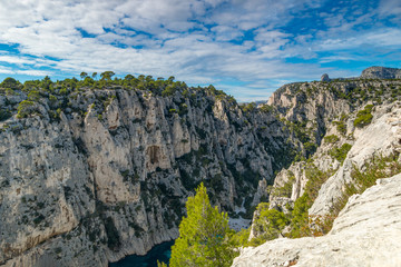 Fototapeta na wymiar Wonderful Calanques National Park near Cassis fishing village, Provence