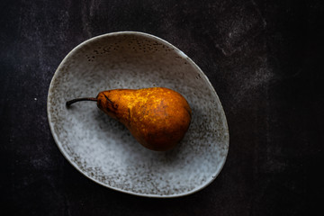 Sweet organic pear fruit