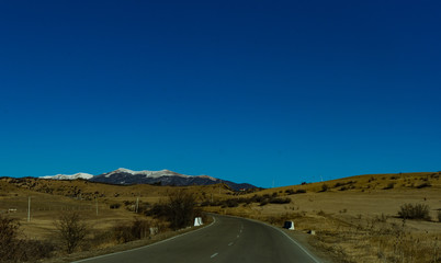 Obraz premium Famous Gombori pass in Georgia