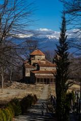 Famous georgian landmark Dzveli or Old Shuamta