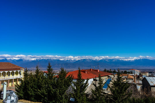 Old part of Telavi, capital of Kakheti