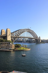 Fototapeta premium Sydney Harbor Bridge, from the back of a Cruise Ship