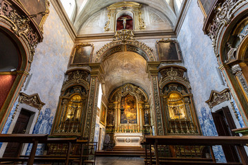 Fototapeta na wymiar Lisbon Church at the Convent of Sao Pedro de Alcantara