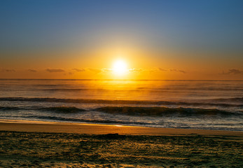 Atardecer en la playa