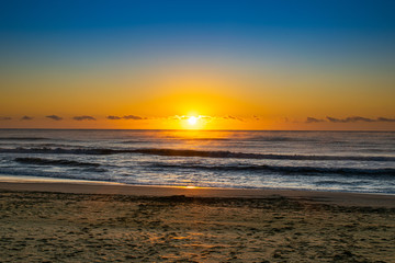 Amanecer en la playa
