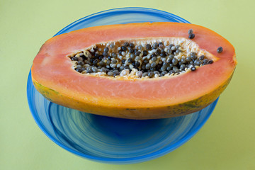 Ripe papaya fruit