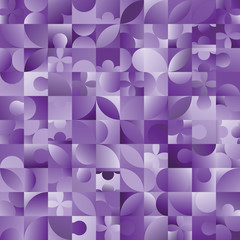 Fototapeta premium Wallpaper for bedroom. Abstract background with colored tiles