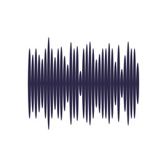 Isolated wave fill style icon vector design