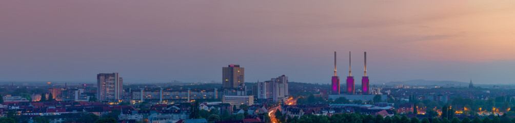 Naklejka premium hannover linden panorama