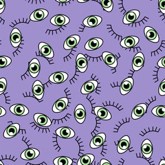 Eye seamlless pattern
