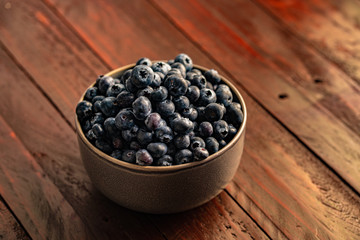 Fototapeta na wymiar organic Blueberry bowl fruit keto friendly 