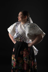 Slovak folklore dancer