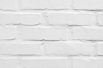 White brick texture background. Abstract weathered texture. The modern wall.