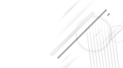 Geometric technology modern white halftone wave abstract background vector