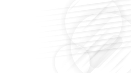 Lines geometric technology modern white halftone wave abstract background vector