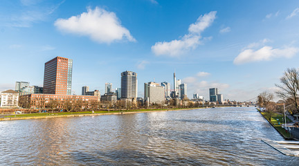 View of the city skyline of Frankfurt am Main