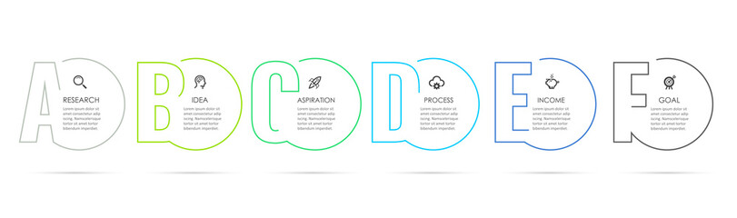Vector infographic template