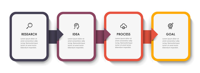 Vector infographic template