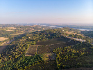 aerial view of a typical landscape