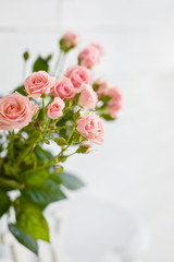 Bouquet of little pink roses