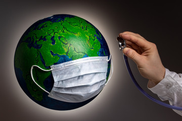 World Health Organization upgrades global coronavirus risk to very high. WHO epidemiologists monitor the spread of COVID-19. WHO says big risk of global pandemic epidemic due to coronavirus COVID-19