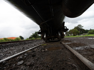 taking advantage of the cloudy day to take some pictures of the train line