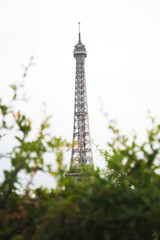 The Eiffel tower in Paris, France