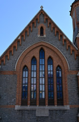 Fototapeta na wymiar Close up of church building