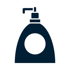 soap dispenser silhouette style icon vector design