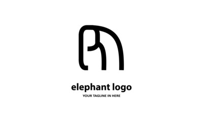 The concept of modern Sderhana elephant logo design is easy to remember