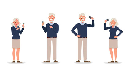 Obraz premium business people working in office character vector design. no66