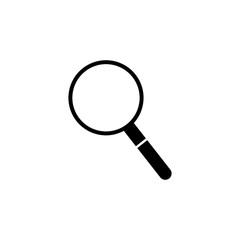 Search magnifying glass vector icon