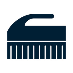 brush silhouette style icon vector design
