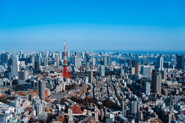 Fototapeta na wymiar 東京都市風景 Cityscape of Tokyo Japan