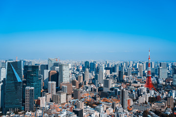 Cityscape of Tokyo Japan 東京都市風景