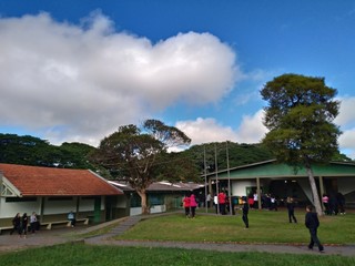 getting beautiful pictures of the school