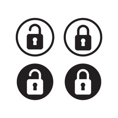 lock and unlock icon