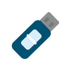 Isolated usb flat style icon vector design