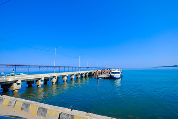 Obraz premium molo na morzu