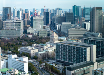 Naklejka premium 国会議事堂・霞ヶ関