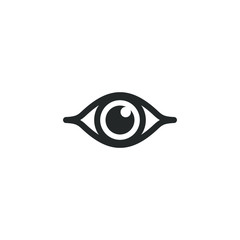 Eye icon template color editable. Eye symbol vector sign isolated on white background illustration for graphic and web design.