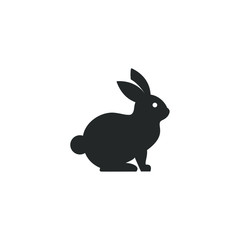 bunny icon template color editable. bunny symbol vector sign isolated on white background illustration for graphic and web design.