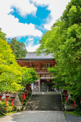 京都の鞍馬寺