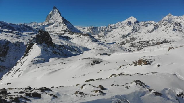 マッターホルン 空撮